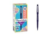 Skrive- og Tegneværktøjer - Paper Mate Flair Filtpenne | Mellempunkt (0,7 mm) | Navyblå | 12 Stk - 2045254