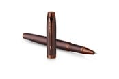 Skrive- og Tegneværktøjer - Parker IM Monokrom Rollerball pen | Bourgogne finish og trim | Fint punkt | Sort blæk | Gaveæske - 2190513