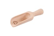 Legekøkken og udstyr - Goki Wooden Flour Scoop Heart Small 10cm - 51479