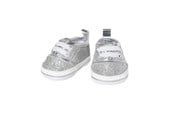 Dukker & Tilbehør - Heless Doll Sneakers Glitter Silver 38-45 cm - 147