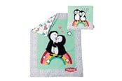 Dukke, bamse og udstyr - Heless Penguin Doll Blanket with Pillow - 1000