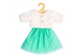 Dukker & Tilbehør - Heless Doll's Jacket Plush with Skirt 35-45 cm - 2370