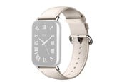 Smartwatch - Tilbehør - Xiaomi Smart Band 9 Pro/8 Pro Leather Quick Release Strap - Cream White - BHR8015GL