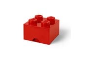 Børneværelse - LEGO BRICK DRAWER 4 - RED - 40051730