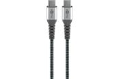 USB kabel - Goobay USB-C <-> USB-C - Sleeve - 2m - Sort - 4040849493034