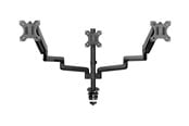 Skærmholder - Gembird Monitor Arm - Adjustable arm 3-display 17"-27" - MA-DA3-01
