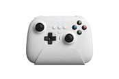 Spil tilbehør - 8BitDo Ultimate 2.4G Wireless Controller (Hall Effect) with Charging Dock - White - Wireless Controller - Android - RET00416