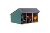 Dukke, bamse og udstyr - Kids Globe Agricultural Shed for Tractors Large 1:32 - 610193