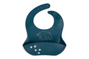 Baby Udstyr - Filibabba Silicone bib with print - Bear - FI-02248