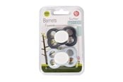 Baby Udstyr - Barnets Favorit 2 pak luftsutter silikone 6+ mdr. - Navy/Lyseblå - BF-10006-2