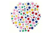 Hobby artikler - Colorations - Self-adhesive Colored Sticky Eyes 100 pcs. - CH100CA