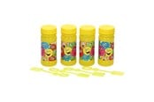 Udendørsleg - LG-Imports Bubble blowing smile face 4x50ml - 4907