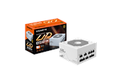 Strømforsyning - GIGABYTE UD850GM PG5W Strømforsyning - 850 Watt - 120 mm - ATX 3.0 - 80 Plus Gold certified - GP-UD850GM PG5W