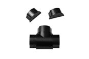 Kabel Organisering - D-LINE Adapter Kit 50x25mm Black - AVAP5025B