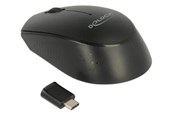 Mus - DeLOCK Optical 3-button mini mouse - Mus - Optisk - 3 knapper - Sort - 12526