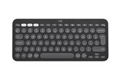 Tastatur - Logitech Pebble Keys 2 K380s Wireless Keyboard - Tonal Graphite - Tastatur - Universal - Sort - 920-011851