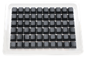 Tastatur - Ducky Blank - 132 Keycap Set - Cherry Profile - *DEMO* - DCA132-NNBLBCHPU1