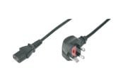 Strømkabel (intern) - DIGITUS power cable - power IEC 60320 C13 to BS 1363 - 1.8 m - AK-440107-018-S