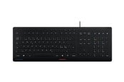 Tastatur - Cherry STREAM KEYBOARD - Tastatur - Nordisk - Sort - JK-8502PN-2