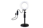 Kamera & objektivtilbehør - Puluz Ring LED lamp with adjustable base - PU391