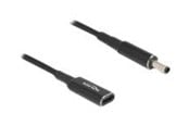 Kabler - diverse - DeLOCK - power connector adaptor - USB-C (power only) to DC jack 4.5 x 3.0 mm - 15 cm - 60036