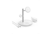 Mobil - Adaptere & Opladere - Anker MagGo Wireless Charging Station (3-in-1 Stand) - White - B25M3321
