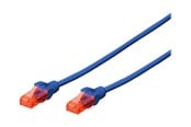 Netværkskabel - DIGITUS Professional patch cable - 50 cm - blue - Blå - 0.5m - DK-1612-005/B