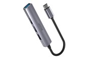 USB hub - Unitek - hub - 4-in-1 USB C - 4 ports USB hub - 4 ports - Grå - 20864941595