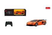 Legetøjsbil - RASTAR Rastar R/C 1:24 Lamborghini Aventador SVJ Orange - 96100