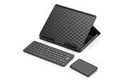 Tastatur - Logitech Casa Pop-Up Desk - Classic Chic (UK) - Tastatur & Touchpad sæt - Engelsk - UK - Grå - 920-011239