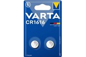 Batteri - VARTA CR1616 Lithium Coin 2 Pack - 6616101402
