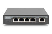 Switch - DIGITUS DN-95128-1 4-Port Gigabit 4PPoE Extender 802.3at 60W - DN-95128-1