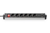 Strømkabel (ekstern) - DIGITUS 6-Port Power Strip (with 3x USB Ports) - DA-70624