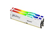 RAM - Kingston FURY Beast RGB DDR5-6000 - 32GB - CL30 - Dual Channel (2 pcs) - AMD EXPO & Intel XMP - Hvid med RGB - KF560C30BWEAK2-32