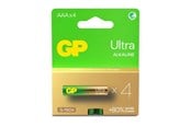 Batteri - GP Battery Ultra Alkaline AAA/LR03 4-pack - 151432