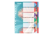 Arkivering & Opbevaring - Esselte Colour'Breeze - divider - 6 parts - for A4 - multicolour - 628499
