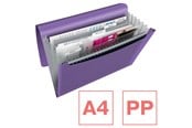 Arkivering & Opbevaring - Esselte Colour'Breeze ekspanderende projektmappe Lavendel - 628448