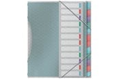 Arkivering & Opbevaring - Esselte Colour'Breeze sorteringsmappe med 12 faner - 626256