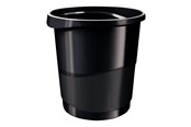 Skrivebordstilbehør - Esselte EuropostVivida papirkurv 14L sort - 623952