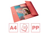 Arkivering & Opbevaring - Esselte Colour'Breeze 3-klap elastikmappe PP Koral - 628439