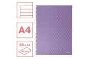 Blokke, Formularer & Notesbøger - Esselte Colour'Breeze A4 notesblok linjeret, spiralindbundet Lavendel - 628484