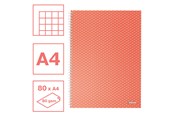Blokke, Formularer & Notesbøger - Esselte Colour'Breeze A4 notesblok kvadreret, spiralindbundet Koral - 628478
