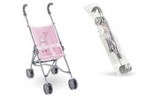 Dukke, bamse og udstyr - Corolle Cor. MGP 14''/17''UMBREvi LOVELA STROLLER PINK - 9000141640