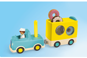 Playmobil - Playmobil 1.2.3 - Junior skør donuttruck med stablings- og sorteringsfunktion - 71702