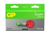 Batteri - GP Battery Super Alkaline AAA/LR03 16-pack - GPPCA24AS565