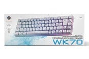 Tastatur - Deltaco GAMING DK240 Mini RGB Membrane Keyboard - Gaming Tastatur - Hvid - GAM-158-W