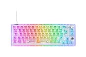 Tastatur - Deltaco GAMING DK460 Transparent Mechanical Keyboard - Gaming Tastatur - Uden Numpad - Nordisk - Transparent - GAM-160-T