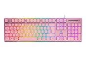 Tastatur - Deltaco GAMING Full Size - Gaming Tastatur - Nordisk - Pink - GAM-021-RGB-P