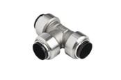 Pex-systemer - Roth Tee rustfrit stål 18 mm - 17046603.018