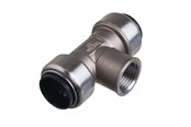 Pex-systemer - Roth Tee rustfritt stål 15 mm x 1/2" x 15 mm - 17046603.315